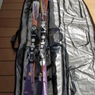 アトミック 板 2セット  スキーバッグ  手渡し希望