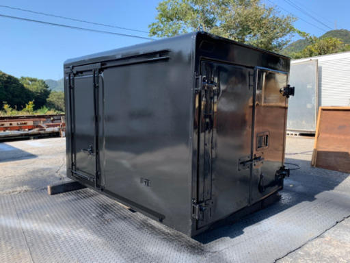 No.424 保冷バン 軽トラ アルミ箱 バイク倉庫 トラックコンテナ コメ保管庫 物置 DIY