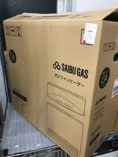 【未使用品】ガスファンヒーター 2017年製 都市ガス SGF-406AN【安心の3ヶ月保証】?自社配送時?代引き可?※現金、クレジッ