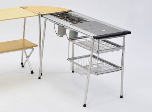 【交渉中】スノーピーク（peak）IGTハンギングラックフレーム2段セット & メッシュトレー深型 1unit