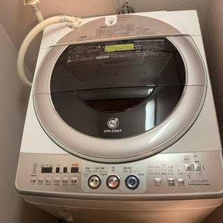 洗濯機無料でお譲りします！の画像