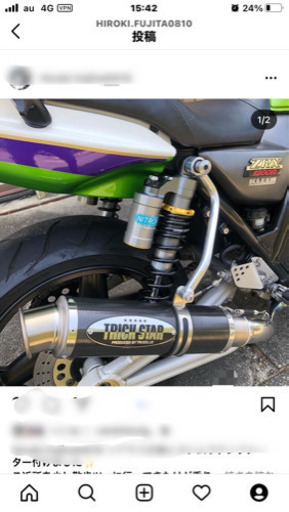 ZRX1200r逆車フルパワー