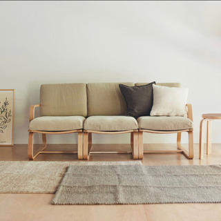 【キャンセルが出た為再出品】無印良品 リビングでもダイニングでもつかえるソファチェア