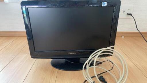 テレビ　19型　小型　リモコンなし