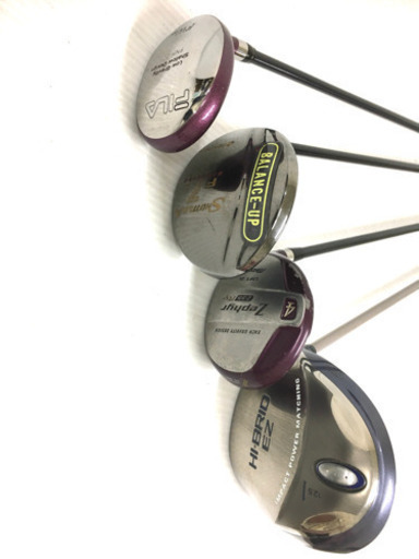 【レディースセット！】◆DUNLOP/Golf Planner等◆ゴルフクラブ 10本セット＋WORLD EAGLEキャディバッグ＋ 