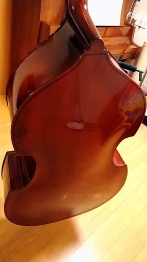 chaki ウッドベース コントラバス F-20 2659 2000年製　スタンド付き