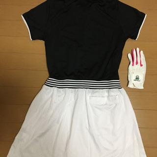 大人可愛いゴルフウェア　靴もおまけ【レディース】の画像