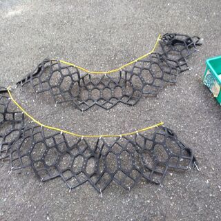 タイヤ　非金属チェーン　難あり　