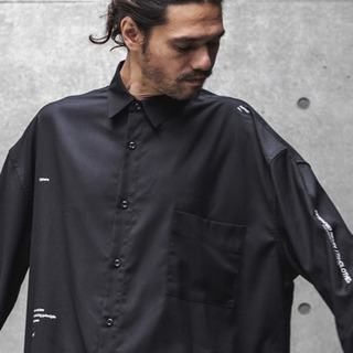 GLIMCLAP(グリムクラップ)】ロングスリーブシャツWhat do goの画像