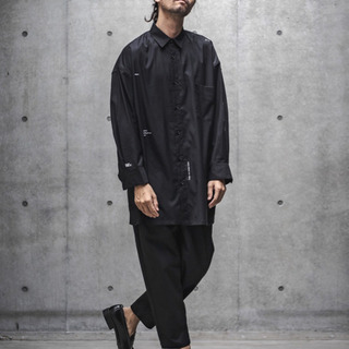 GLIMCLAP(グリムクラップ)】ロングスリーブシャツWhat do goの画像