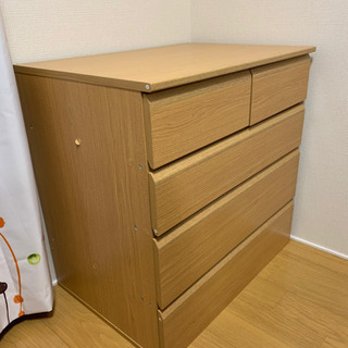 【交渉中】タンス　子供服にいかがですか？の画像