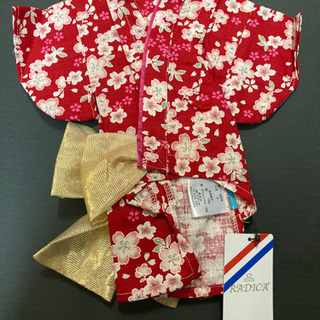 犬猫用　RADICA 浴衣　着物　SS.S.M レッドの画像