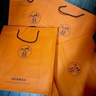 HERMES/エルメス◆大サイズショッパー/ショップ袋４セットの画像