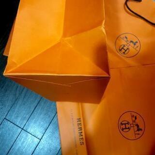 HERMES/エルメス◆大サイズショッパー/ショップ袋４セットの画像