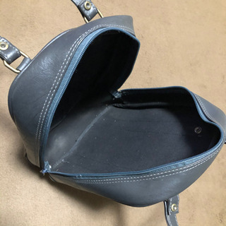 【取引終了】美品 シューズケース シューズバック レザータイプ ゴルフシューズ入れの画像