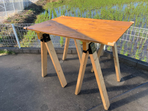 【引取り限定】DIY用テーブル 塗装済み