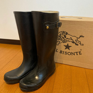 イルビゾンテ　レインブーツ　黒