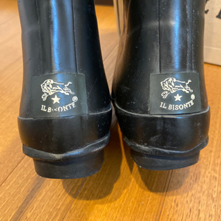 イルビゾンテ　レインブーツ　黒の画像