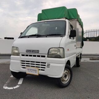 即戦力！広島発！スズキ　4WD　エアコン付き！走りの5速！ キャ...