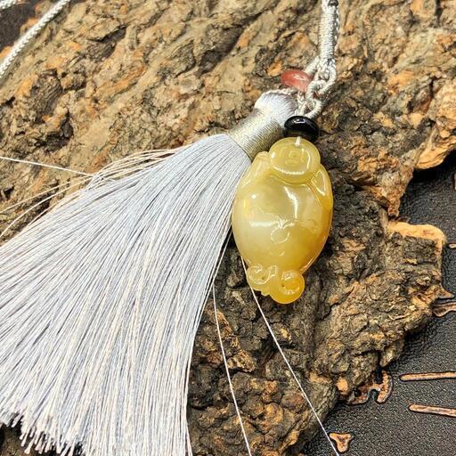 福袋 ストラップ 龍亀 本翡翠 ヒスイ 艶美麗 誕生日プレゼント 本物保証