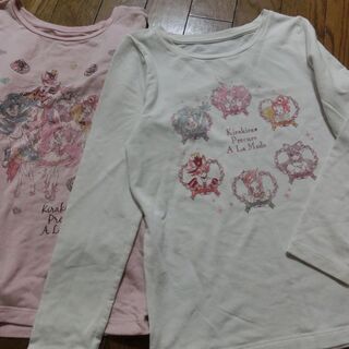 キッズ　ガールズ　おまけ込み７枚セット　１３０サイズの画像