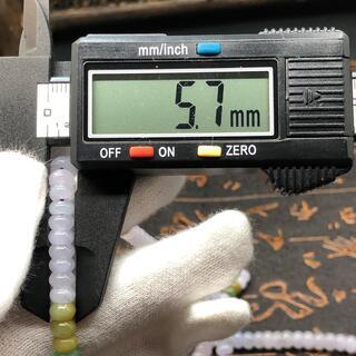 ネックレス 数珠 本翡翠 氷ヒスイ 氷種 誕生日プレゼント 本物保証の画像
