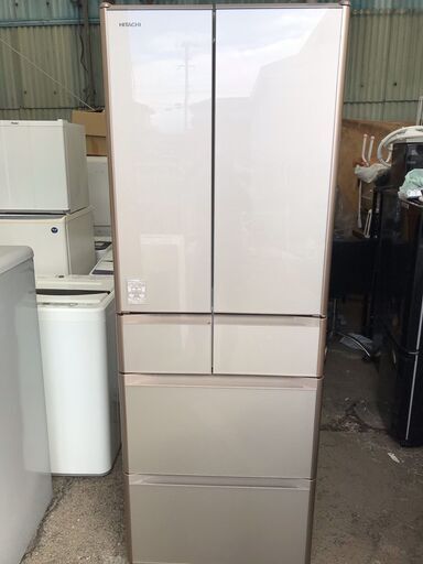 美品！！！　２０１８年製！！！　真空チルド搭載　日立　４３０Ｌ　６ドア冷蔵庫　　８９，８００円（税込み）