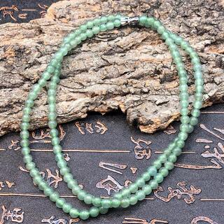 ネックレス 数珠 本翡翠 氷ヒスイ 氷種 誕生日プレゼント 天然石 本物保証の画像