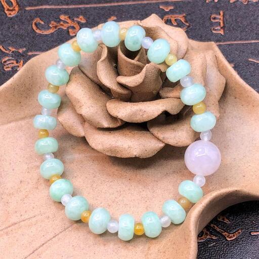 ブレスレット 本翡翠 氷ヒスイ 誕生日プレゼント 縁起物 男女兼用 本物保証