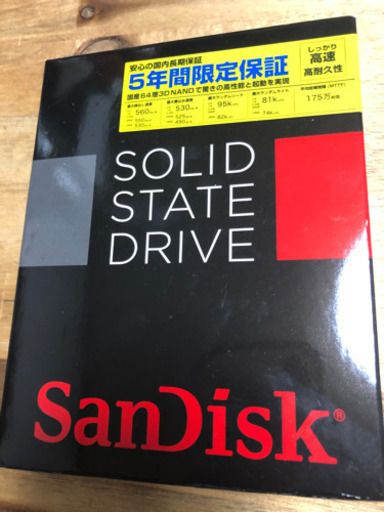 PS4で使用してたSSD SanDisk X600 1TB