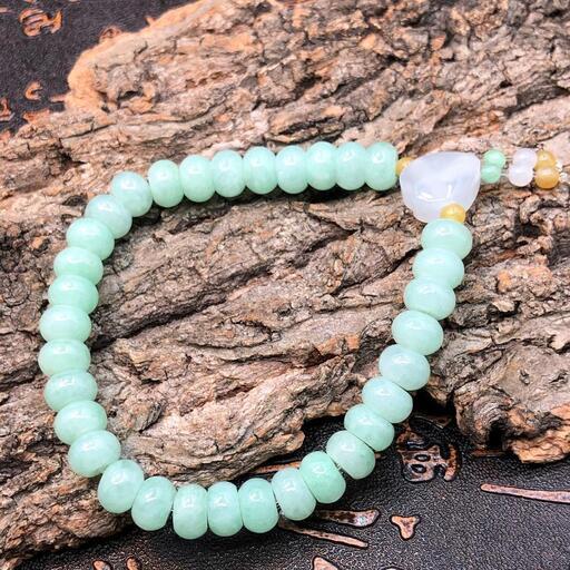 ブレスレット 本翡翠 氷ヒスイ 誕生日プレゼント 男女兼用 本物保証3