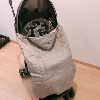 AB型ベビーカー!!レインカバー＆膝かけ付き
