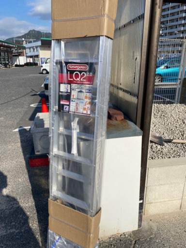 [ほぼ新品]アルミ２連はしご