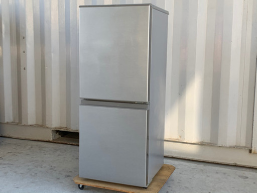 格安で！アクア 2ドア 冷蔵庫◇126L◇AQR-13G（S）◇2018年製◇シルバー◇JF-0099
