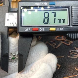 ピアス かわいい花 本翡翠 ヒスイ 艶美麗 誕生日プレゼント 天然石 本物保証の画像