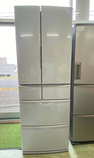 20K0256 E SHARP シャープ ノンフロン冷凍冷蔵庫 SJ-PF47A-S 465L プラズマクラスター 2014年製 中古