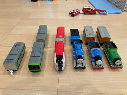 プラレール 5車両 + レールたくさん 詰め合わせ