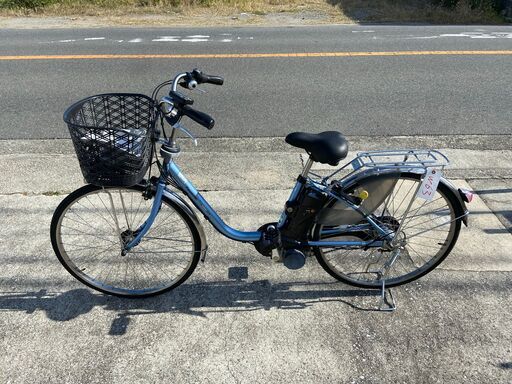 整備済新基準良品 Panasonic8.9AHバッテリー新品前後タイヤサドル後ライトチェーン変速ゴムカバー新品LED3段26インチ充電器鍵電動自転車W63