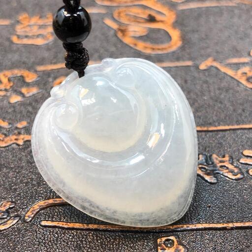 福袋 ネックレス 霊芝 本翡翠 氷ヒスイ 透明色 誕生日プレゼント 天然石 本物保証