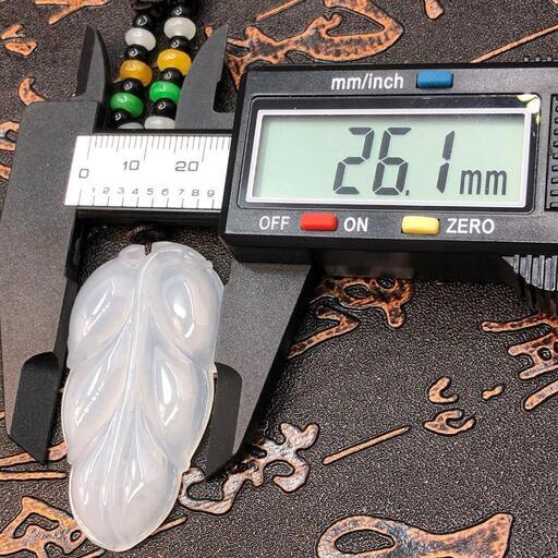 ネックレス 葉っぱ 本翡翠 氷ヒスイ 仕事運UP 誕生日プレゼント 本物保証