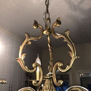 フレンチアンティークシャンデリア 3灯