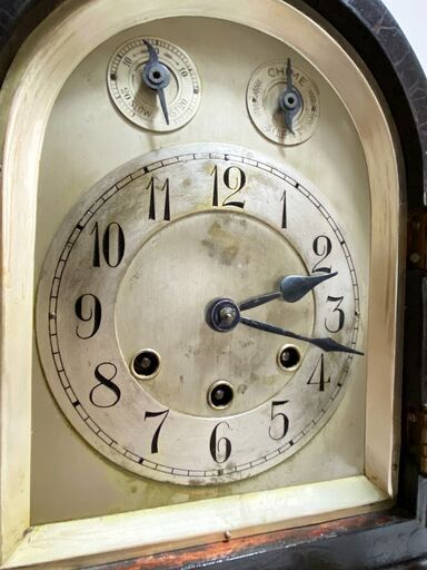 グスタフベッカー GB P14 ウェストミンスター 置時計 アンティーク 1903-1933年 記念品 ドイツ製 ゼンマイ時計