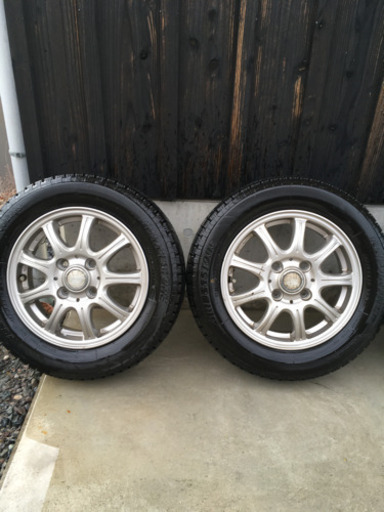 アルミホイール（JWL規格）スタッドレス4本　溝あり