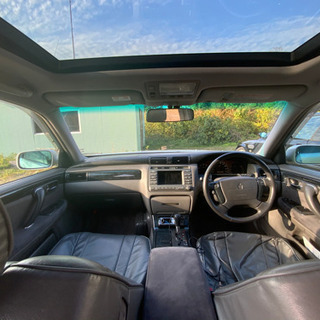 内装写真追加！車検あり♫クラウンエステート　サンルーフ.マルチ.社外マフラー.ダウンサス.社外ホイール2JZ.の画像