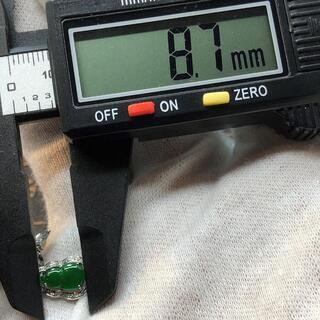 ピアス 瓢箪 本翡翠 氷ヒスイ 誕生日プレゼント 18kゴールド ダイヤモンドの画像