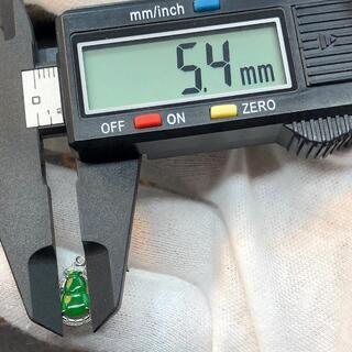 ピアス 瓢箪 本翡翠 氷ヒスイ 誕生日プレゼント 18kゴールド ダイヤモンドの画像