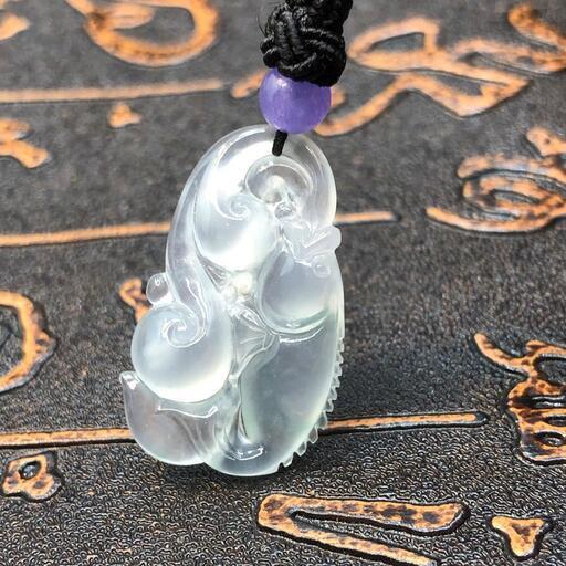 福袋 ネックレス 金魚 本翡翠 氷ヒスイ 誕生日プレゼント 金運アップ 本物保証