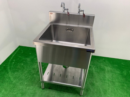 マルゼン/Maruzen  業務用　ステンレス　蛇口付き1層シンク　流し台　W600xD600xH800mm