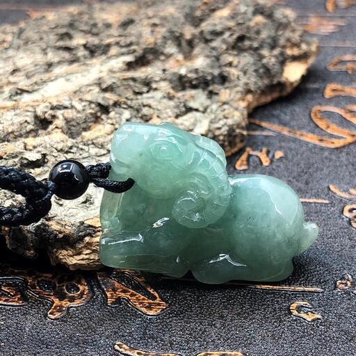 福袋 ネックレス かわいい羊 本翡翠 ヒスイ A貨誕生日プレゼント 未年 本物保証