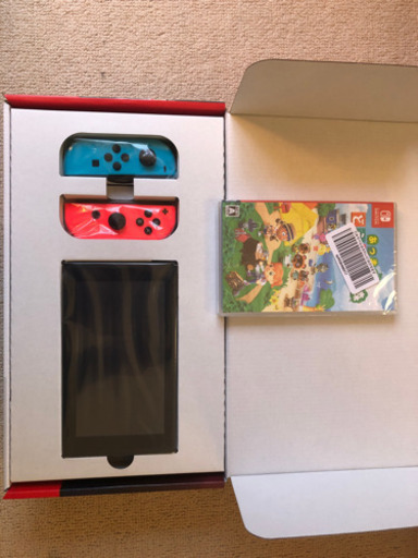 新品！　スイッチ本体、どうぶつの森　セット！
